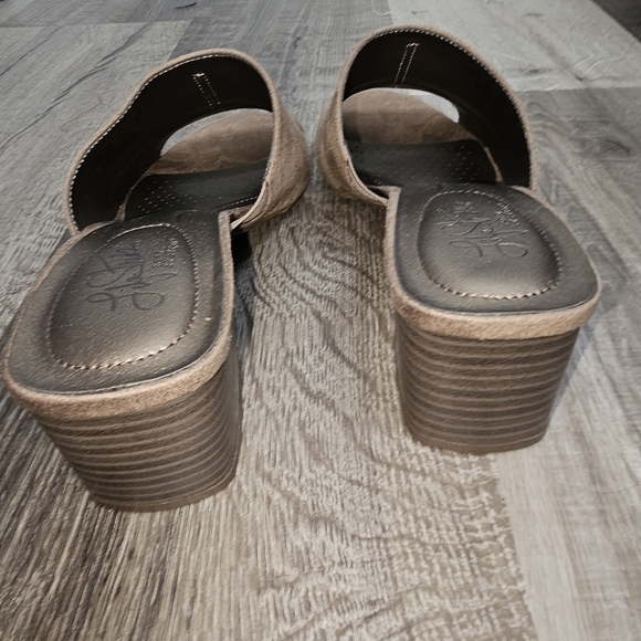 LifeStride soft system brown open toe flex sole sandal size 8.5M - Picture 3 of 9